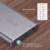 SSD dėklas Unitek S1206A 2× M.2 NVMe PCIe Gen3 x4 diskams, USB 3.2 Gen 2 (10 Gbit/s), aliuminis, USB-C, komplekte maitinimo adapteris