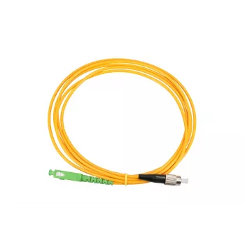 Šviesolaidinis komutacinis kabelis Extralink SC/APC–FC/UPC simplex G.657.A1 3,0 mm 2 m (FTTH)