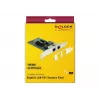 Delock PCIe kortelė 2x Gigabitinė LAN tinklo adapteris