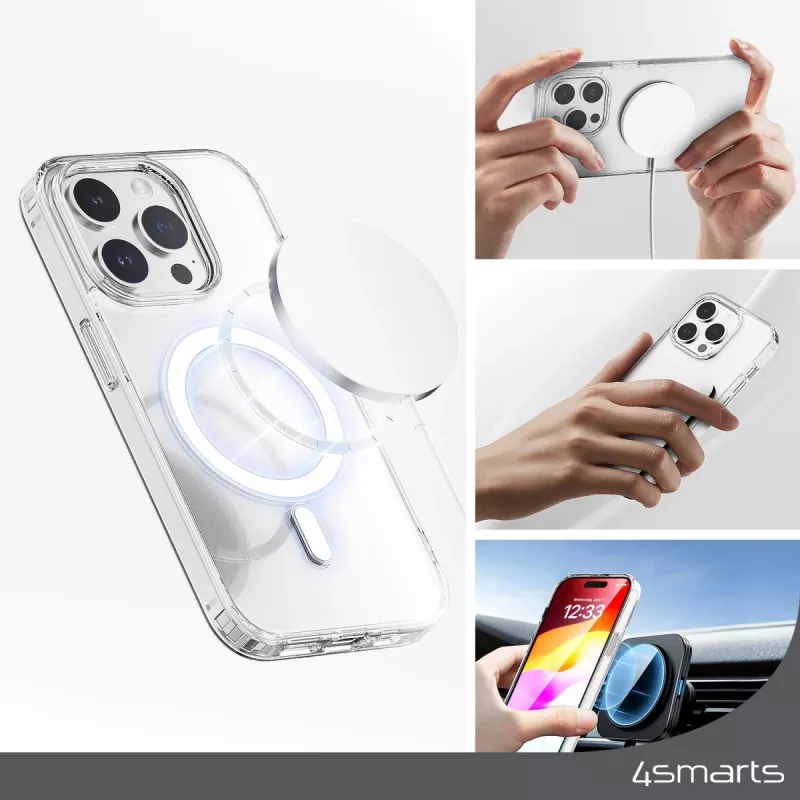 4smarts 540604 - Dangtelis - Apple - iPhone 15 Pro - 15,5 cm (6.1) - Skaidrus