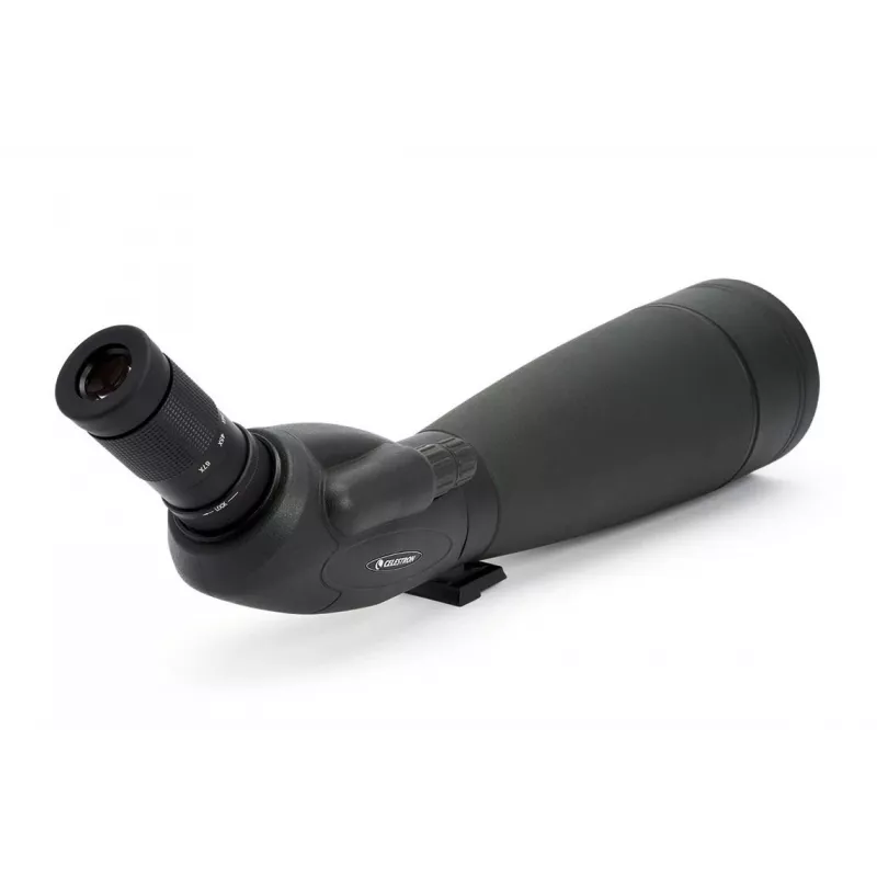 Celestron TrailSeeker 100-45 laipsnių stebėjimo žiūronas 67x BaK-4 juodas