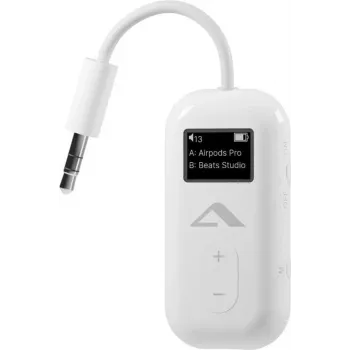 “Bluetooth” garso siųstuvas “ALOGIC ABTTX1-WH” su 3,5 mm lizdu, maža delsa