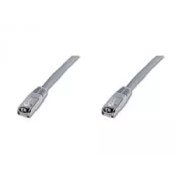 Tinklo kabelis Digitus CAT 5e SF/UTP komutacinis kabelis RJ-45 Cat5e 10 m pilkas
