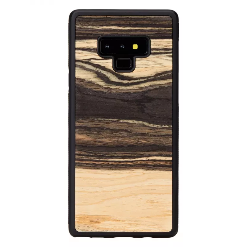 Išmaniojo telefono dėklas “man and wood”, skirtas „Samsung Galaxy Note 9“ – baltas juodmedžio