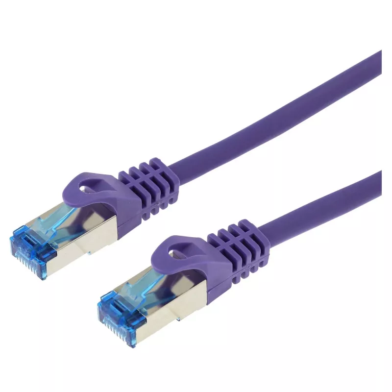 Tinklo kabelis LOGON TCR55SS150V Cat5e SF/UTP (S-FTP) violetinis, 15 m, RJ-45–RJ-45