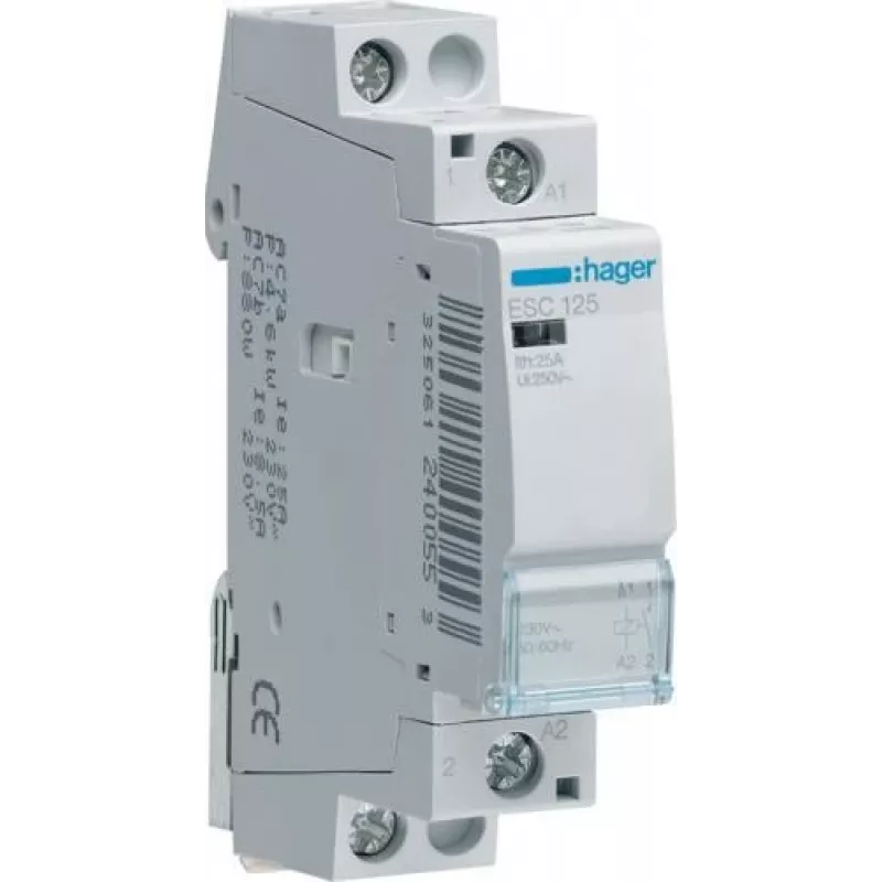 Hager ESC125 - 25 A - 1/6 mm² - 230 V - 50 Hz - -10 - 50 °C