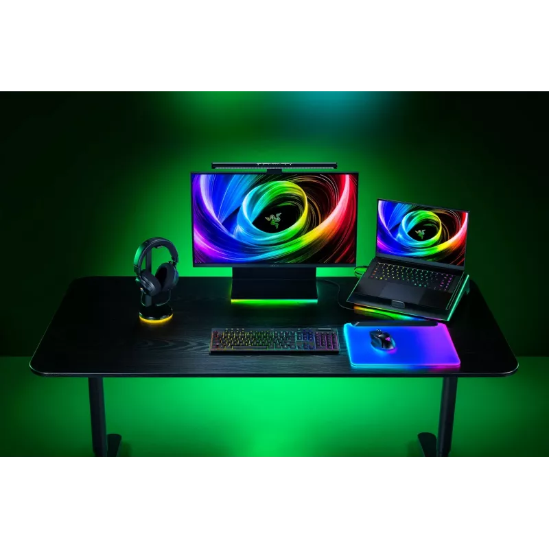 Razer JuodaWidow V4 Low-Profile HyperSpeed klaviatūra, žaidimams, USB, RF belaidė, Bluetooth, QWERTY US International, juoda