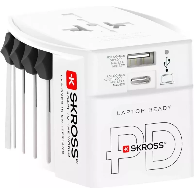 Skross 1302976 Travel Adapter MUV AC65PD (1302976)