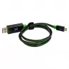 USB laidas RealPower A/Micro-USB B 0,75 m