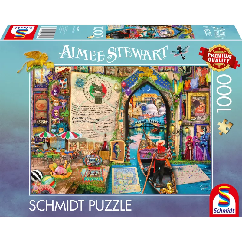 Dėlionė schmidt spiele Aimee Stewart: Venecijos prisiminimai — 1000 dalių