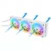 Integruotas skysčio aušintuvas THERMALTAKE MAGFloe 420 Ultra ARGB su 140 mm ventiliatoriais, 500–2000 RPM, baltas
