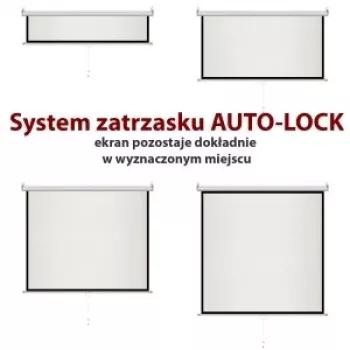 Rankinis ekranas 4:3 pusiau automatinis 120 244x183cm MS-120 4:3