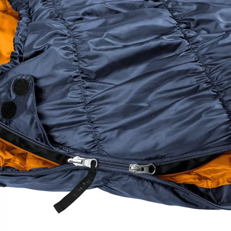 Miegmaišis DEUTER Exosphere 0°C / 32°F — sintetinis, rašalo/klevo spalvos