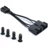 Fractal Design Venturi HP-12 PWM 120 mm korpuso ventiliatorius – juodas