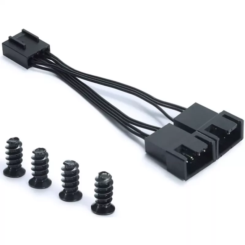 Fractal Design Venturi HP-12 PWM 120 mm korpuso ventiliatorius – juodas