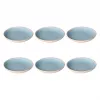 Sriubos lėkštės Rose&Tulipani Concerto Fuse Azzurro, rinkinys 6 vnt., 21 cm skersmens