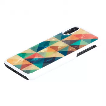 Išmaniojo telefono dėklas iKins, skirtas iPhone XR — Mosaic Juoda apsauginis dangtelis
