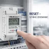 Energijos skaitiklis QOLTEC Vienfazis DIN bėgiui 230V (MPN 50979)