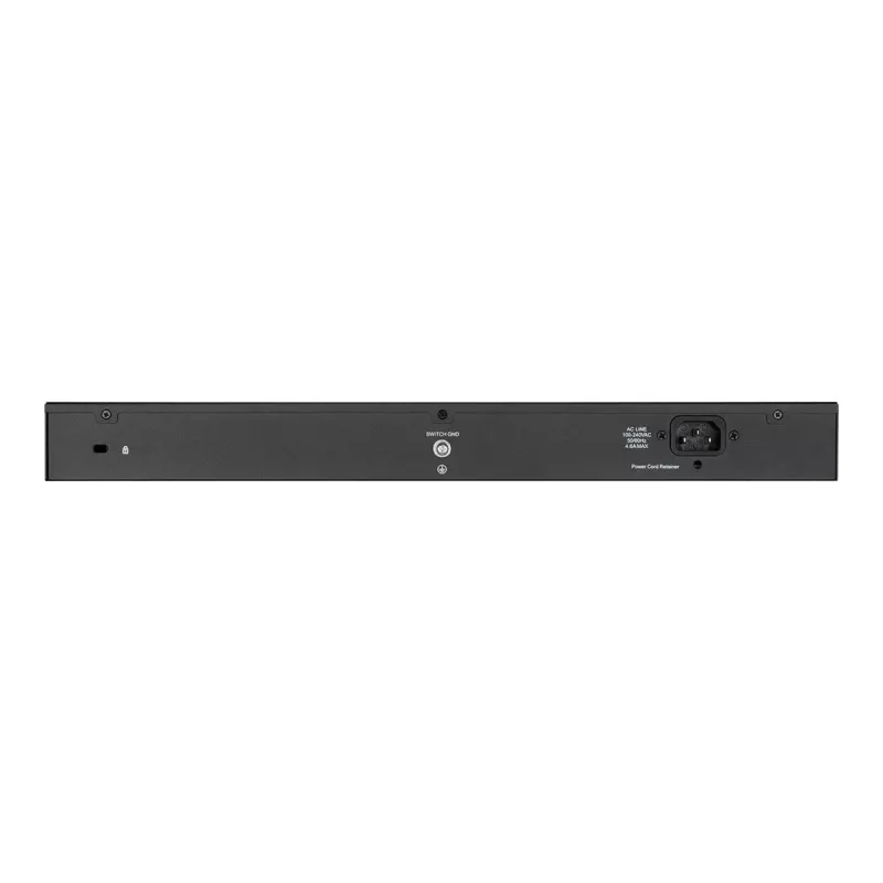 D-Link DGS-1100-26MPV2/E tinklo komutatorius Valdomas L2 Gigabit Ethernet (10/100/1000) Power over Ethernet (PoE) Juoda