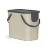Rotho Albula 25 L stačiakampė laikymo / atliekų talpykla, kapučino, technopolimeras, 25 L, 400 × 235 × 340 mm