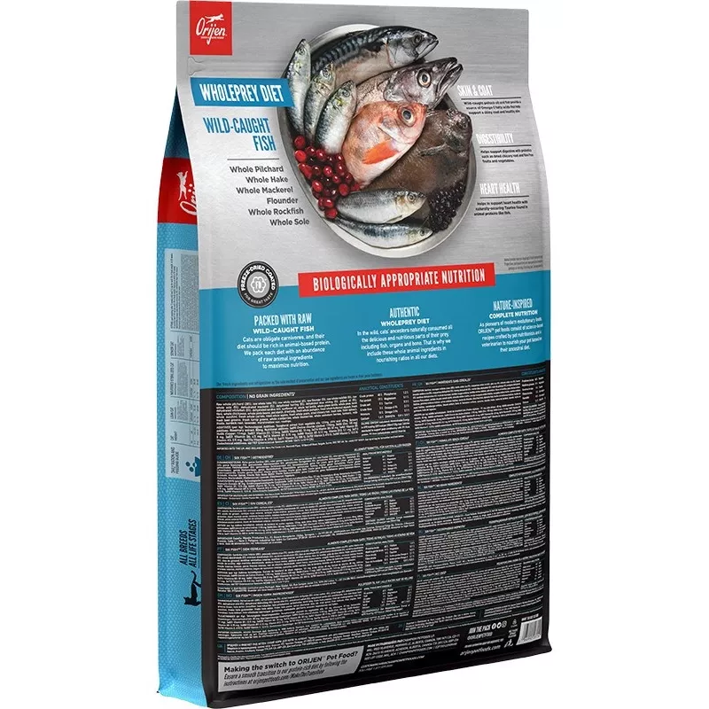 ORIJEN Six Fish Cat - sausas kačių maistas - 5,4kg