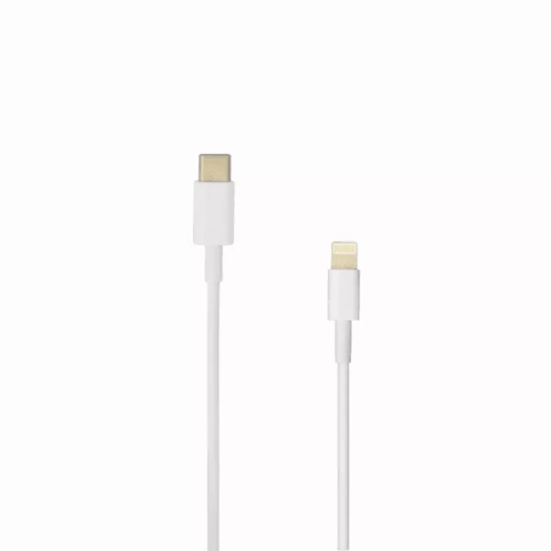 Sbox iPH./8pin M.->TYPEC M. 1M TYPEC-IPH7 balta