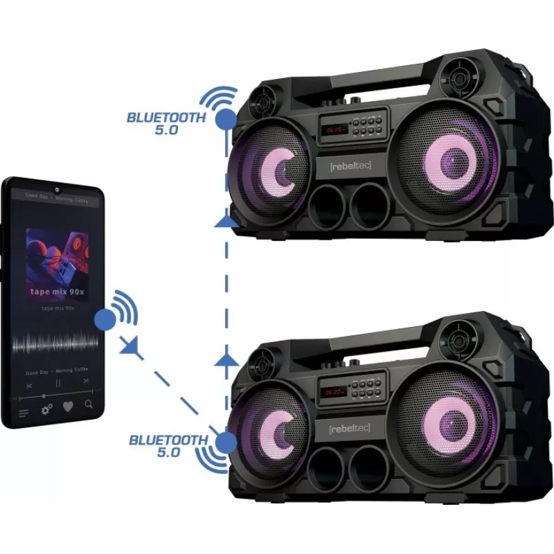 Rebeltec Bluetooth Reproduktorius SoundBOX 465 ierny