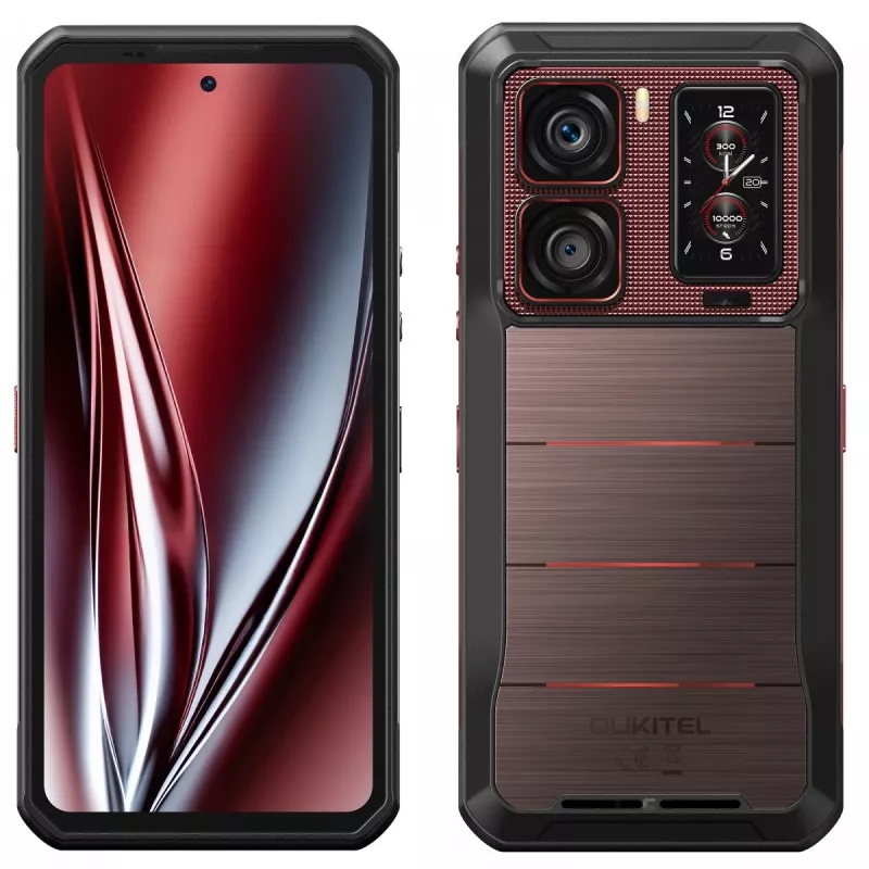 Išmanusis telefonas Oukitel WP300 6,3 colio 12GB RAM 512GB Raudonas