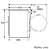 Bosch WNC254ARSN Skalbimo-džiovinimo mašina 10,5 kg / 6 kg 1400 aps./min Pilka