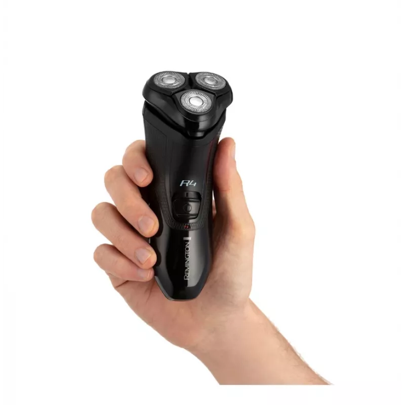 Rotacinis barzdaskutė Remington R3600 juoda, maitinamas baterijomis, 40 min.