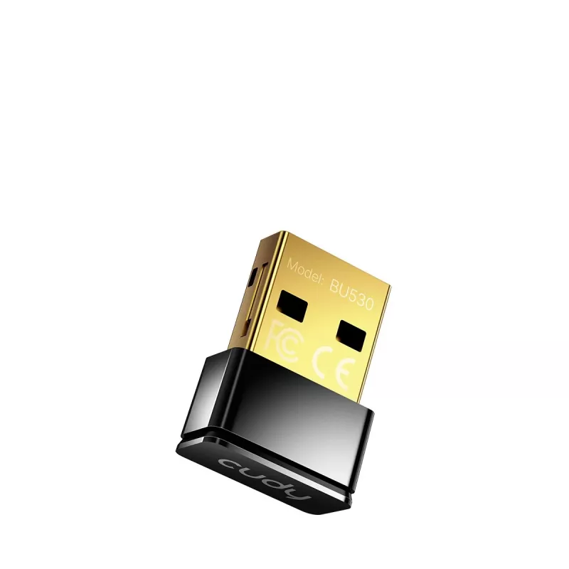 Bluetooth adapter Cudy BU530 USB Type-A, Juoda, Bluetooth output, Windows 8.1 support