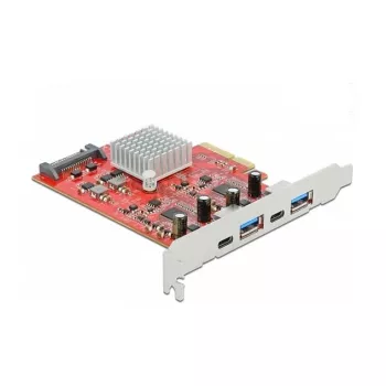 Išplėtimo plokštė DeLOCK PCI Express x4 į USB 10 Gbps 2x A tipo 2x C tipo