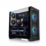 Vidutinio dydžio korpusas THERMALTAKE View 390 TG Juoda, grūdinto stiklo plokštės, ATX/mATX/ITX palaikymas