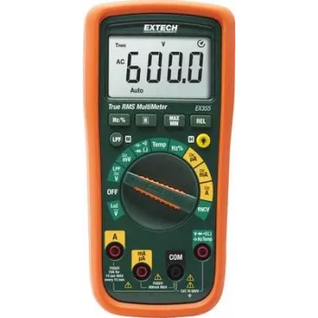 Extech EX355 rankinis skaitmeninis multimetras CAT III 600 V Ekranas (skaitmenų): 6000 (EX355)