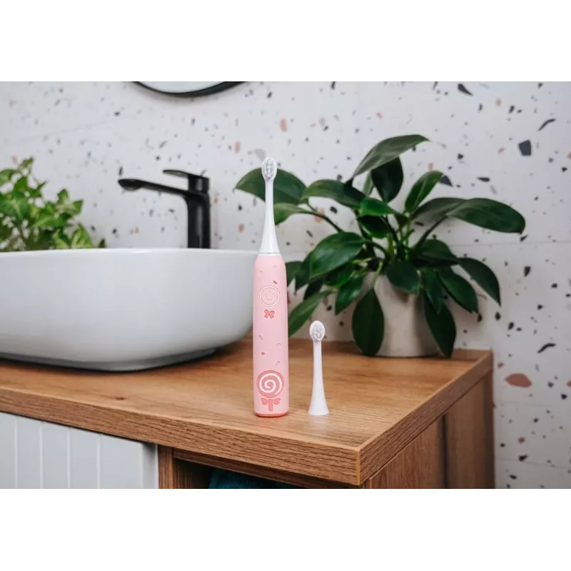 Concept ZK6010 Sonic dantų šepetėlis vaikams nuo 5 iki 9 metų, rožinis