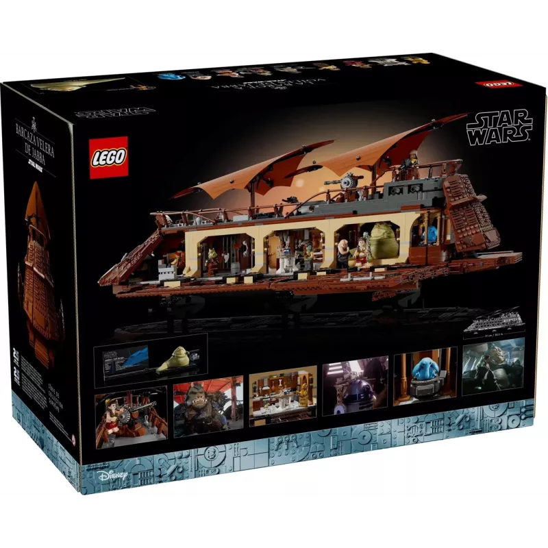 LEGO Star Wars set Jabba's Barge 75397 — 3943 elementai, 11 minifigūrų, amžius 18+