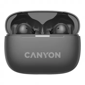 Canyon CNS-TWS10BK ausinės ir ausinės True Wireless Stereo (TWS) į ausis skambučiams/muzikai/sportui/kasdieniam naudojimui USB Type-C Bluetooth juodos (CNS-TWS10BK)