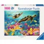 Dėlionė Ravensburger Blue Underwater World 1000 vienetų, suaugusiems/paaugliams, standartinis formatas