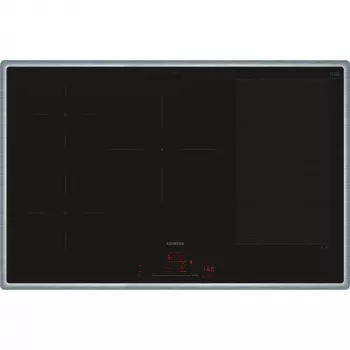 Siemens iQ700 EX845HVC1E kaitlentė, juoda, įmontuojama, 80 cm, 5 zonos