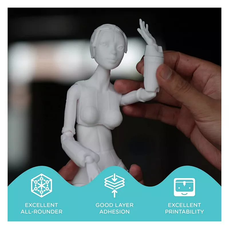 PETG 1,75mm JUODA 1kg