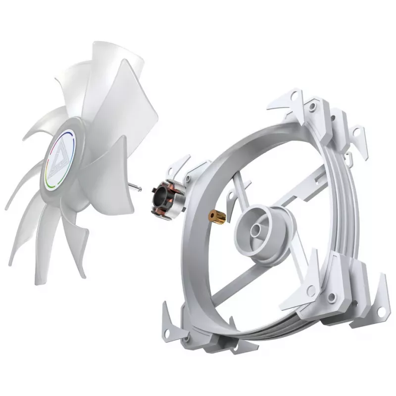 MONTECH HP140 ARGB PWM 140mm Balta 3 vnt. rinkinys