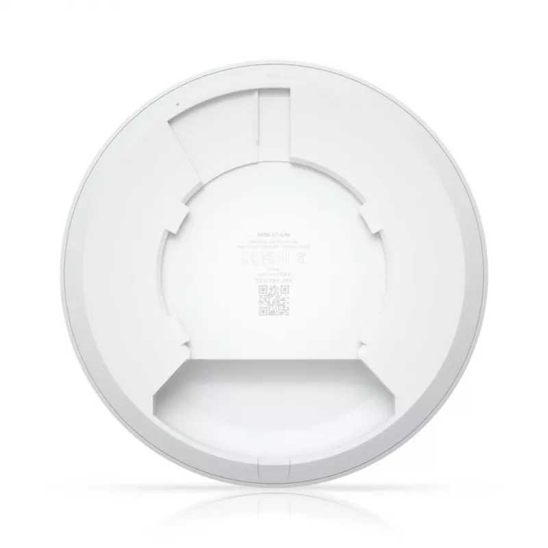 Belaidžio ryšio prieigos taškas UBIQUITI U7 Lite — dviejų juostų 2,4/5 GHz, „Wi‑Fi 6“ (802.11ax), 4300 Mbps, PoE, montuojamas ant lubų/sienos