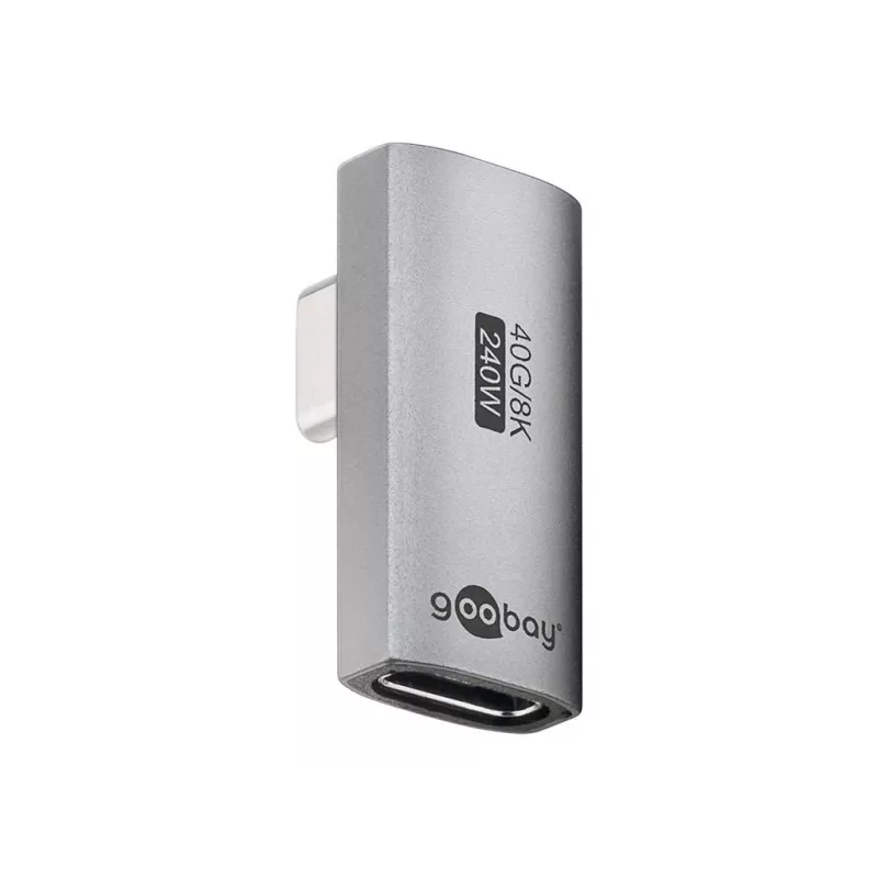 Goobay 74443 USB-C™ adapteris, vertikalus 90° pasuktas, USB4™ | Goobay