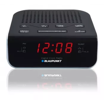 Blaupunkt CR5WH radijo laikrodis, juodas, baltas