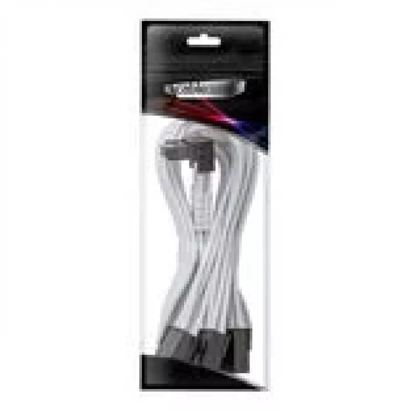 CableMod Pro ModMesh 12V-2x6-kabelis, 3x 8-Pin, StealthSense – balta, var. A