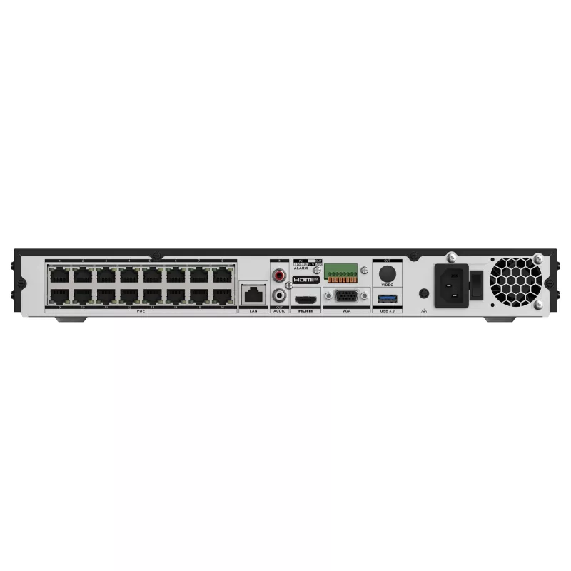 Tinklo vaizdo registratorius Hikvision DS-7616NXI-I2/16P/VPRO 1U juodas