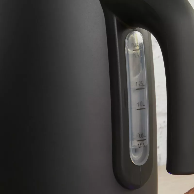 Elektrinis virdulys Petra 1,7 L 3 KW matinės juodos spalvos