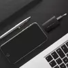 Qoltec 50766 mobiliojo įrenginio įkroviklis Nešiojamam kompiuteriui, Nešiojamai žaidimų konsolei, Power bank, Išmaniajam telefonui, Išmaniajam laikrodžiui, Planšetei Juodas AC Greitas įkrovimas Vidaus naudojimui
