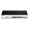D-Link DGS-1210-08P/E valdomas L2 Gigabit Ethernet (10/100/1000) maitinimas per Ethernet (PoE) juoda