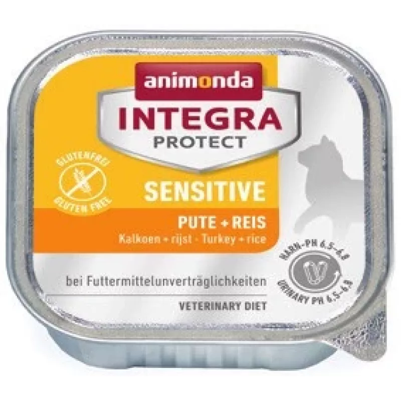 Šlapias kačių maistas animonda ANIMONDA Integra Protect Ryžiai ir kalakutiena 100 g, suaugusioms katėms, alergijos formulė